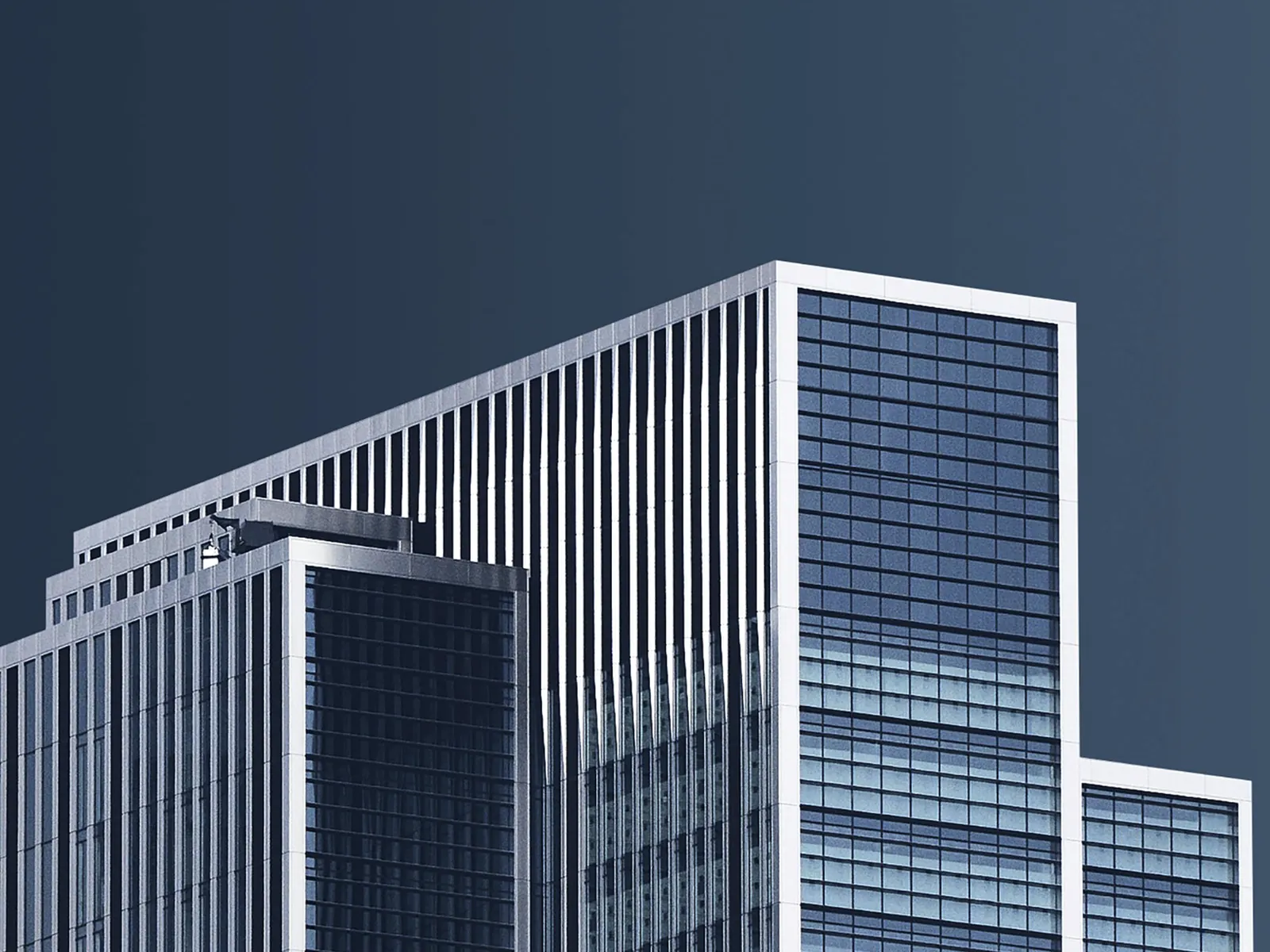 Façade d’un immeuble de bureaux contemporain